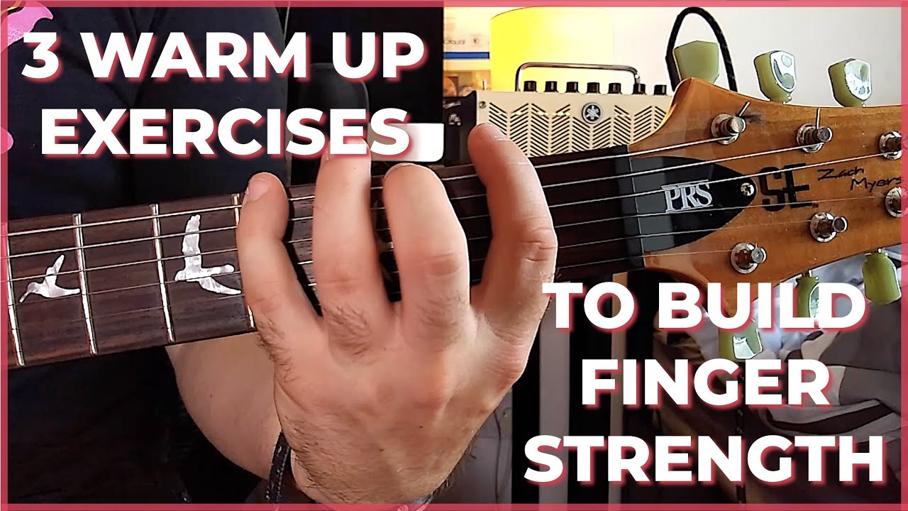 Use These 3 Exercises To Build Up Finger Strength On Guitar! JK Guitar