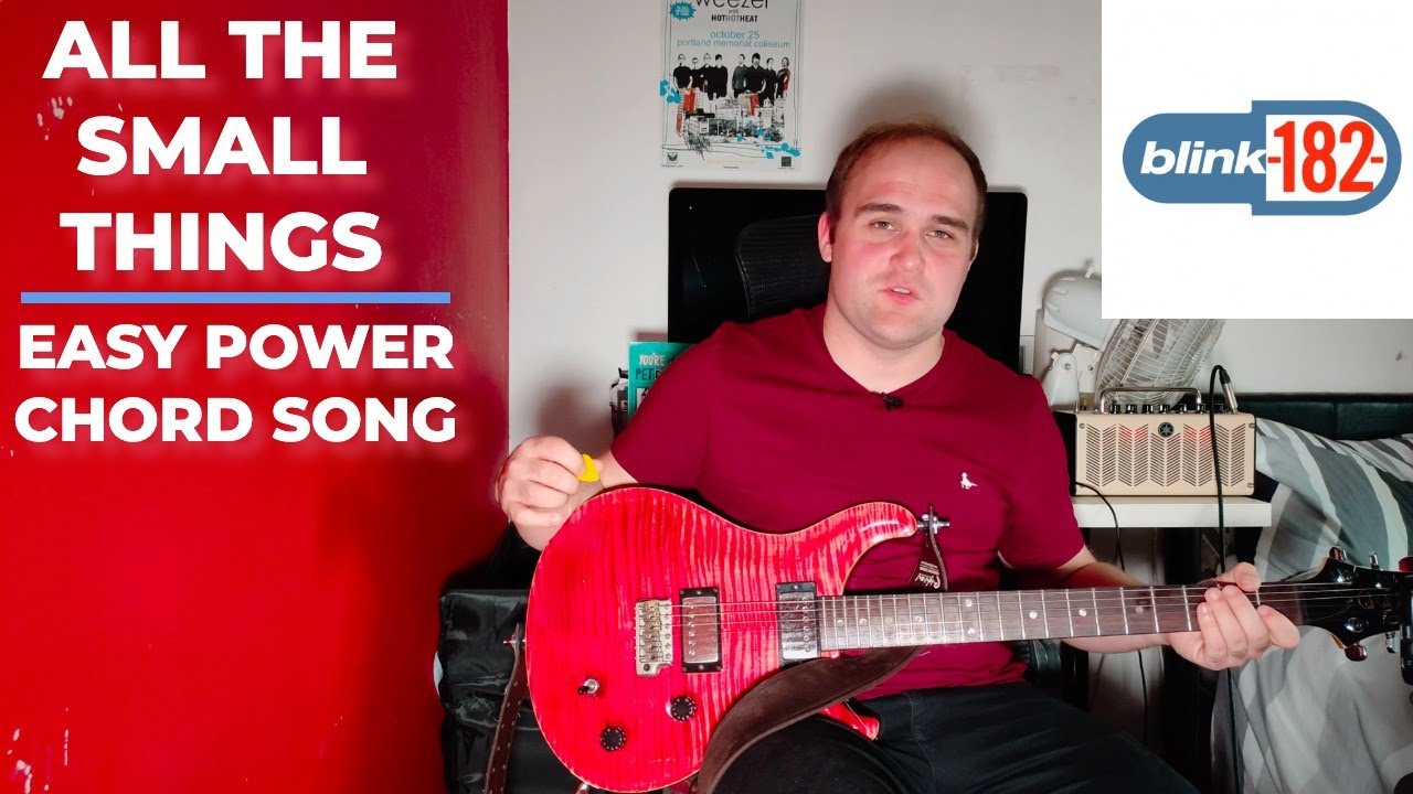 How To Play All The Small Things by Blink-182 | Easy Power Chord Guitar Lesson