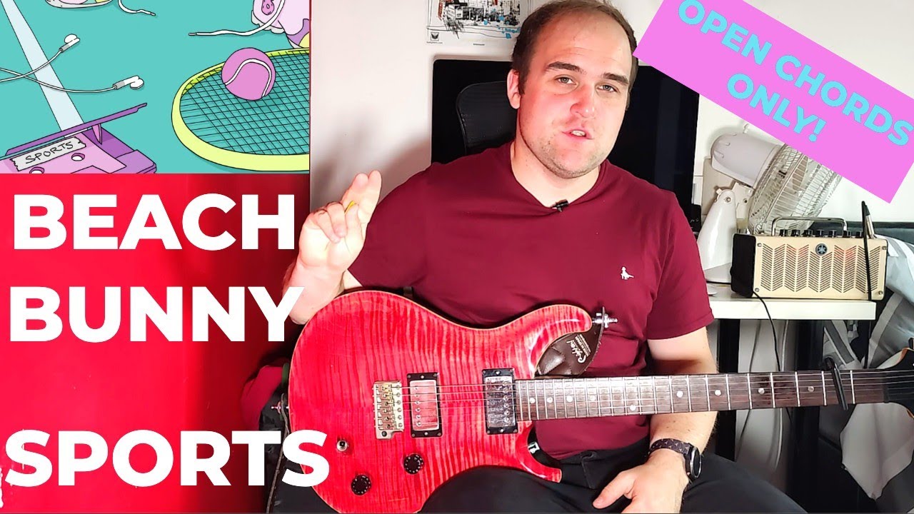 Play SPORTS by Beach Bunny with only OPEN chords! | Guitar Tutorial