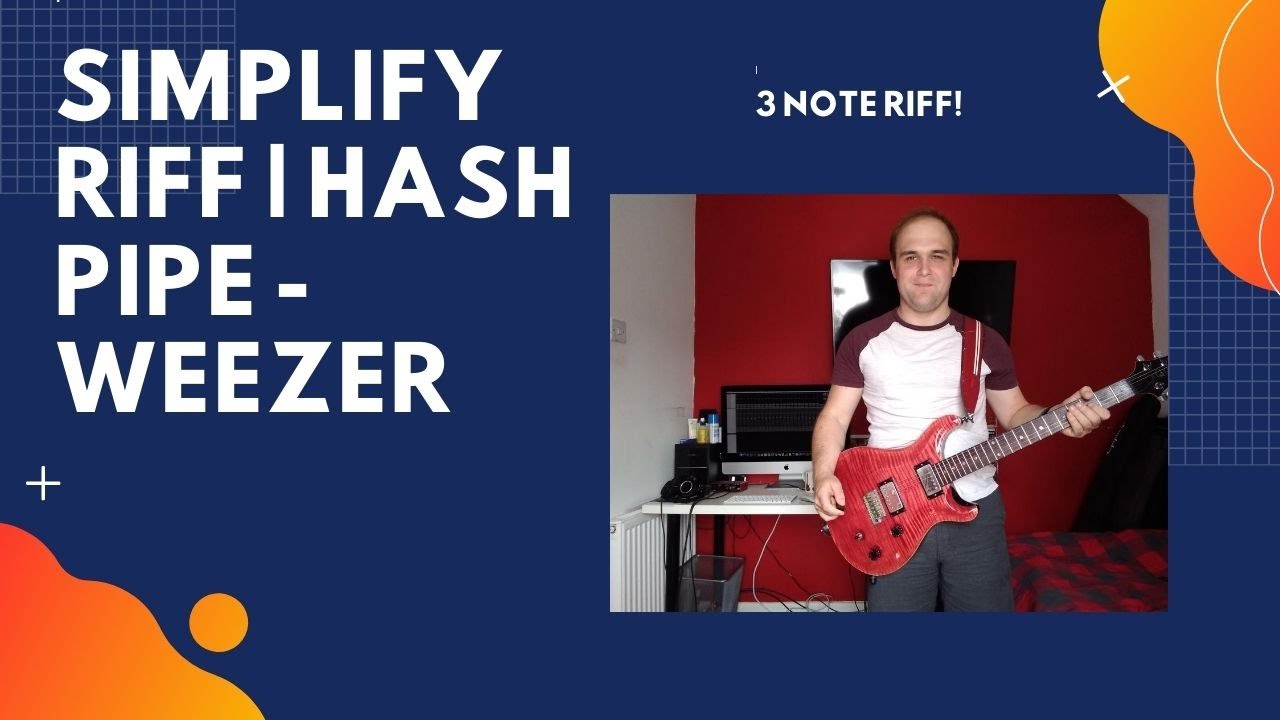 Simplify Riff | Weezer-Hash Pipe Guitar Lesson | 3 note riff!