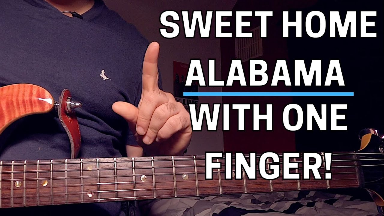 Play Sweet Home Alabama Intro with ONE finger!