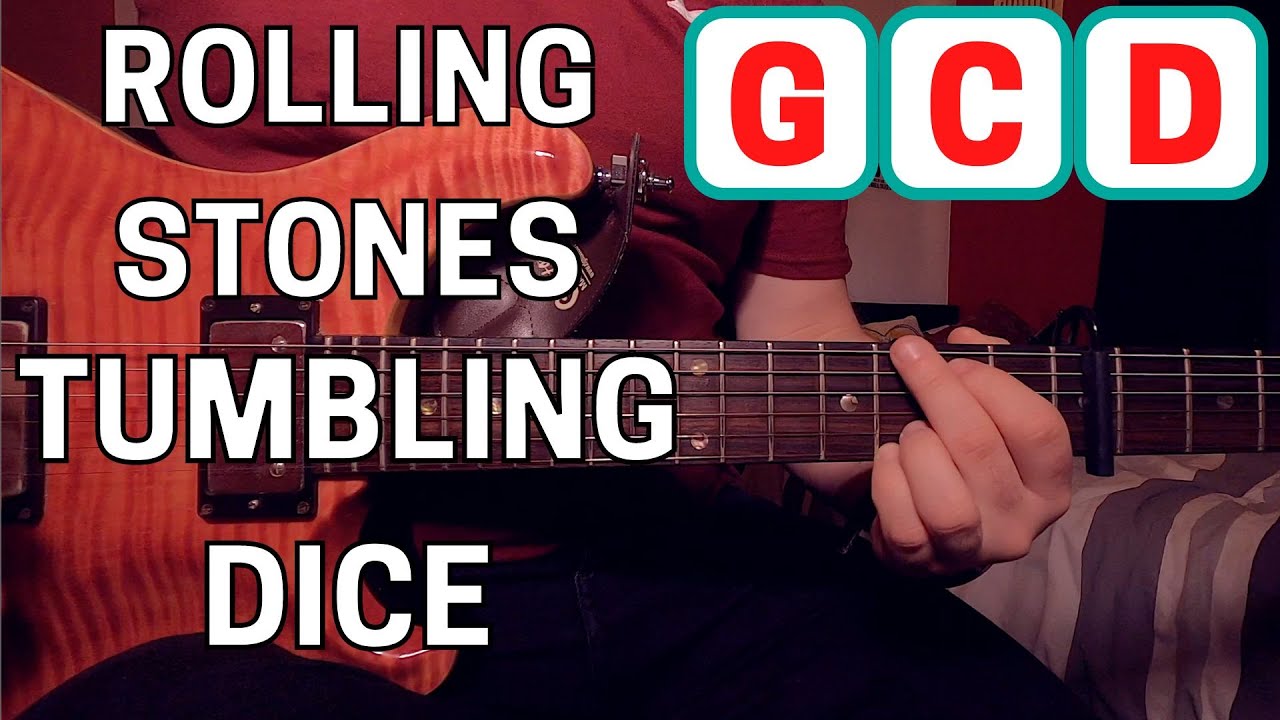 Rolling Stones – Tumbling Dice EASY 3 Chord Guitar Tutorial